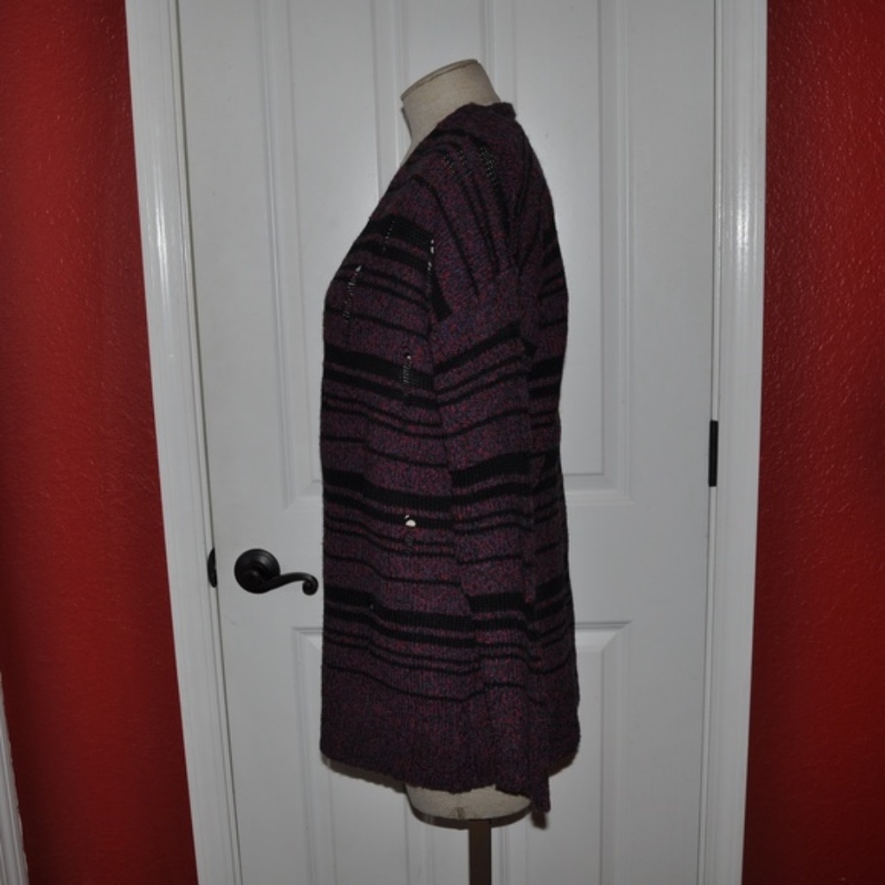 NEW Destructed Oversized Cardigan Sweater sz S - Picture 6 of 8